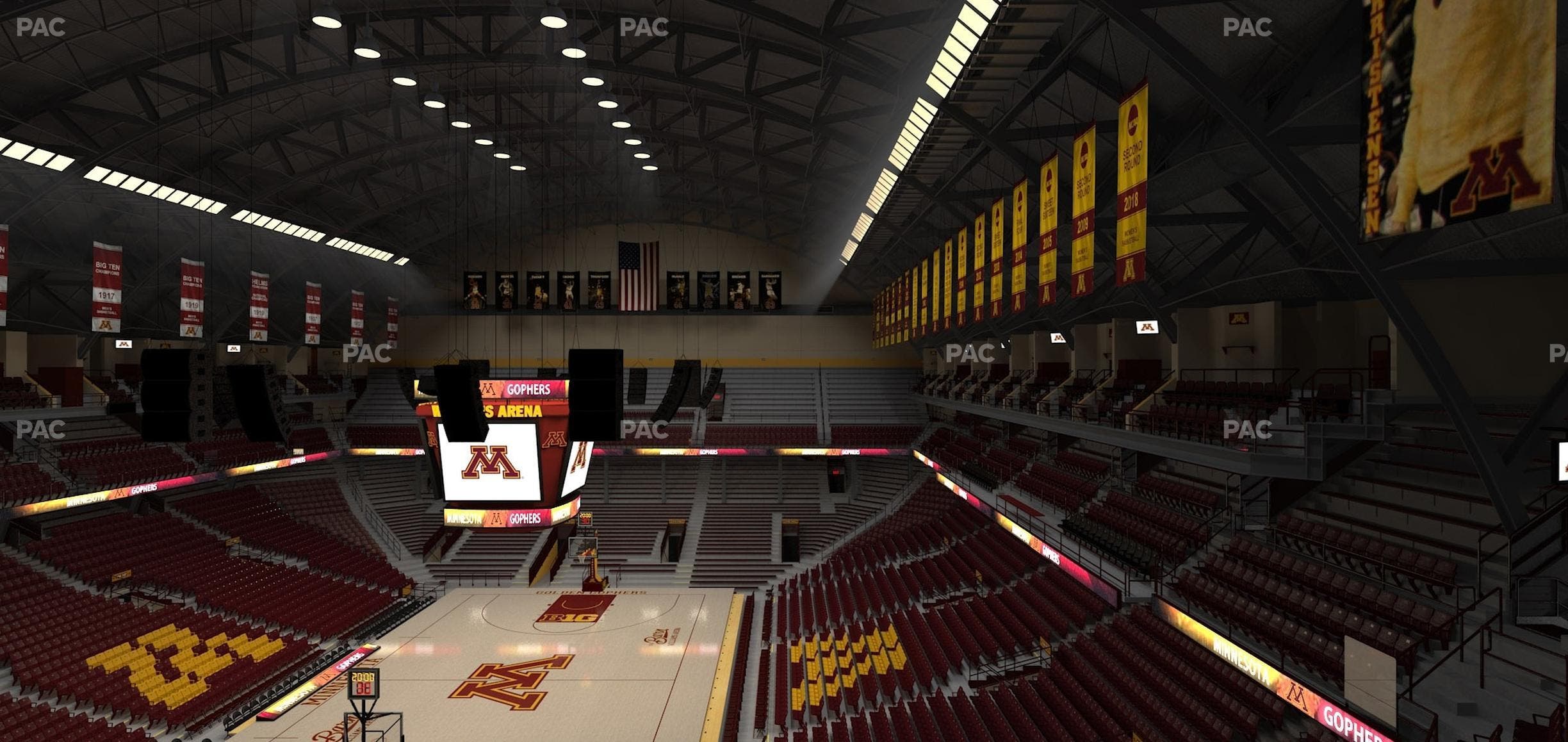 Williams Arena - Section 224 Seat View