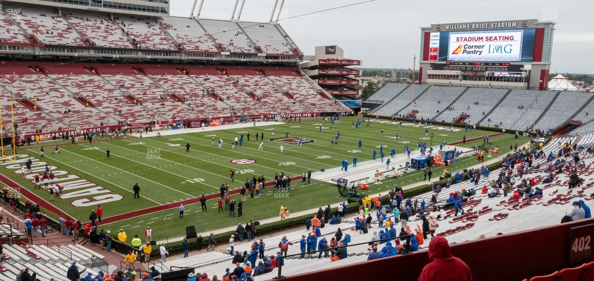 Williams-Brice Stadium - Section 401 Seat View