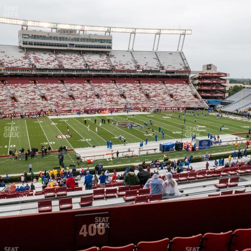Williams-Brice Stadium - Section 404 Seat View