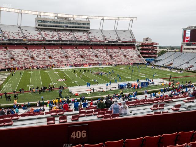 Williams-Brice Stadium - Section 404 Seat View