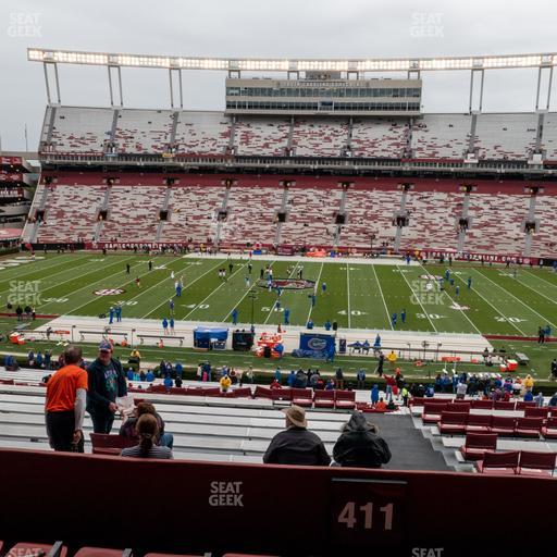 Williams-Brice Stadium - Section 408 Seat View