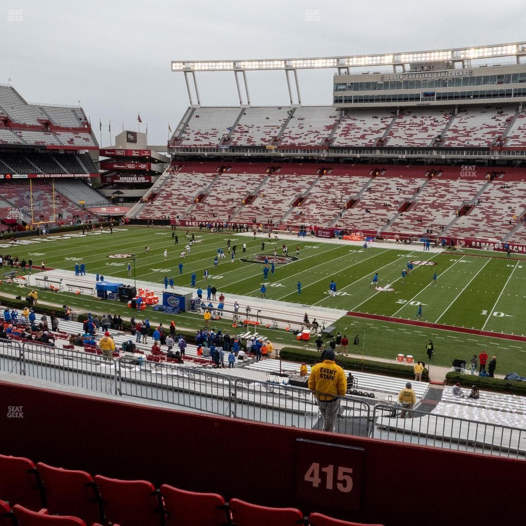 Williams-Brice Stadium - Section 410 Seat View