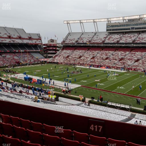 Williams-Brice Stadium - Section 411 Seat View