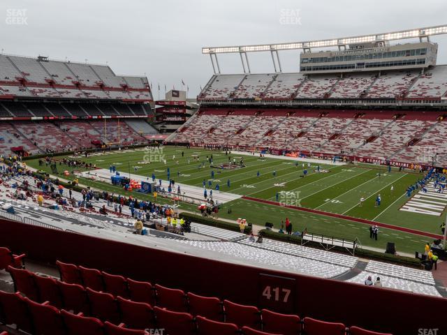 Williams-Brice Stadium - Section 411 Seat View