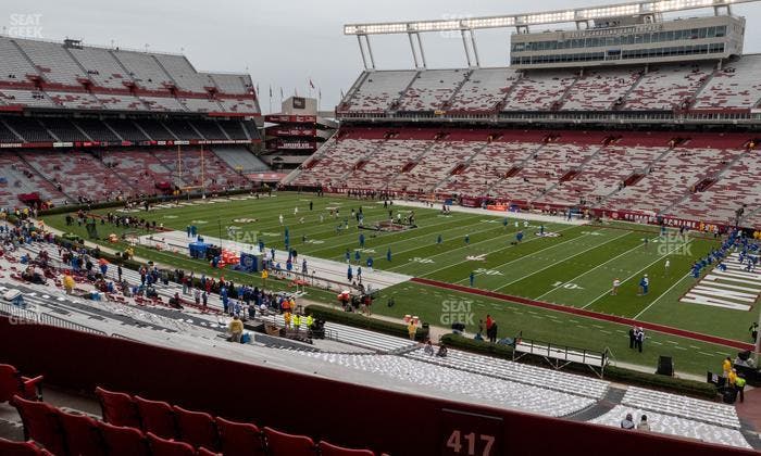 Williams-Brice Stadium - Section 411 Seat View