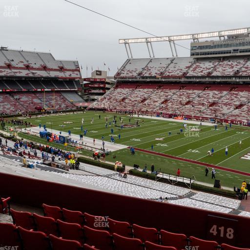 Williams-Brice Stadium - Section 412 Seat View