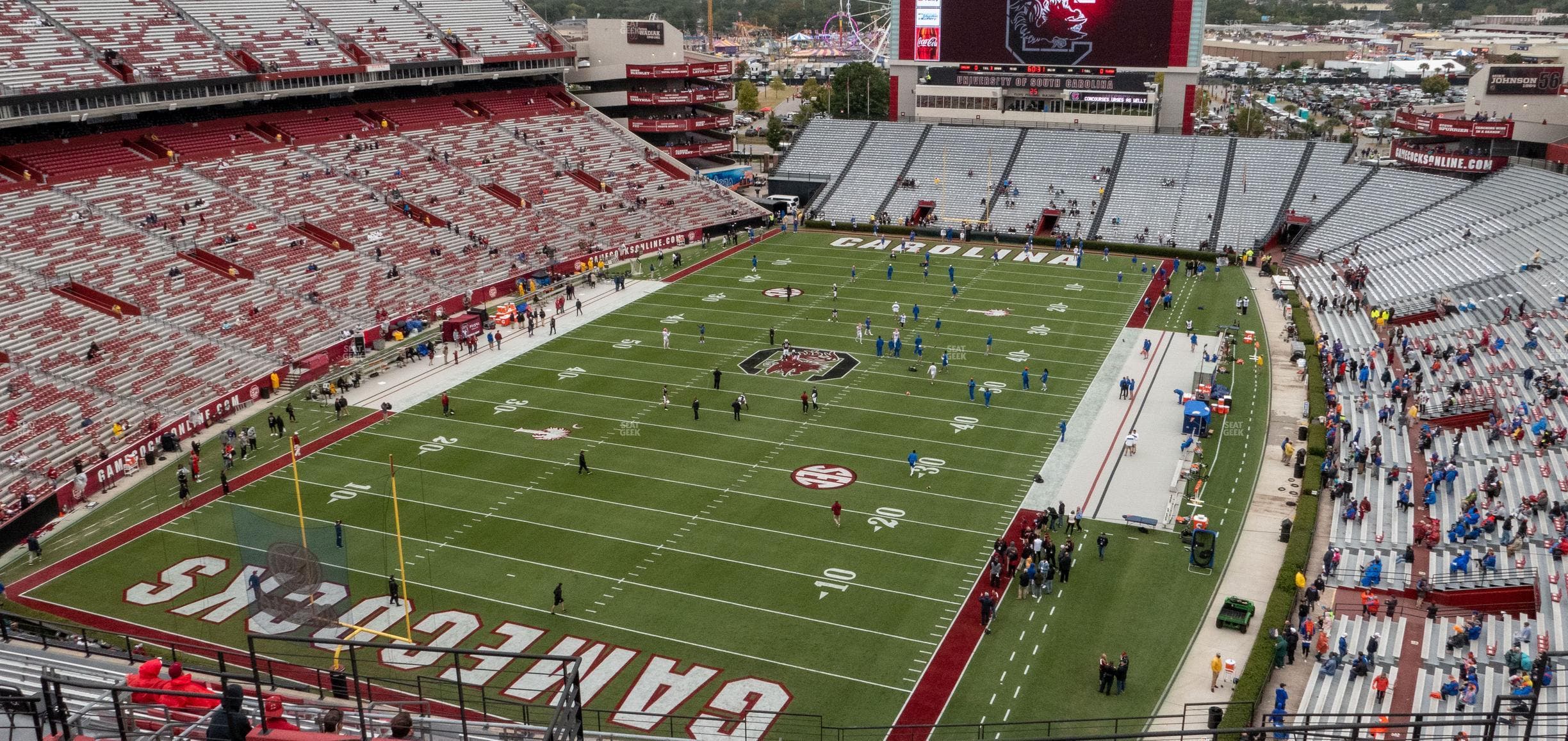 Williams-Brice Stadium - Section 908 Seat View