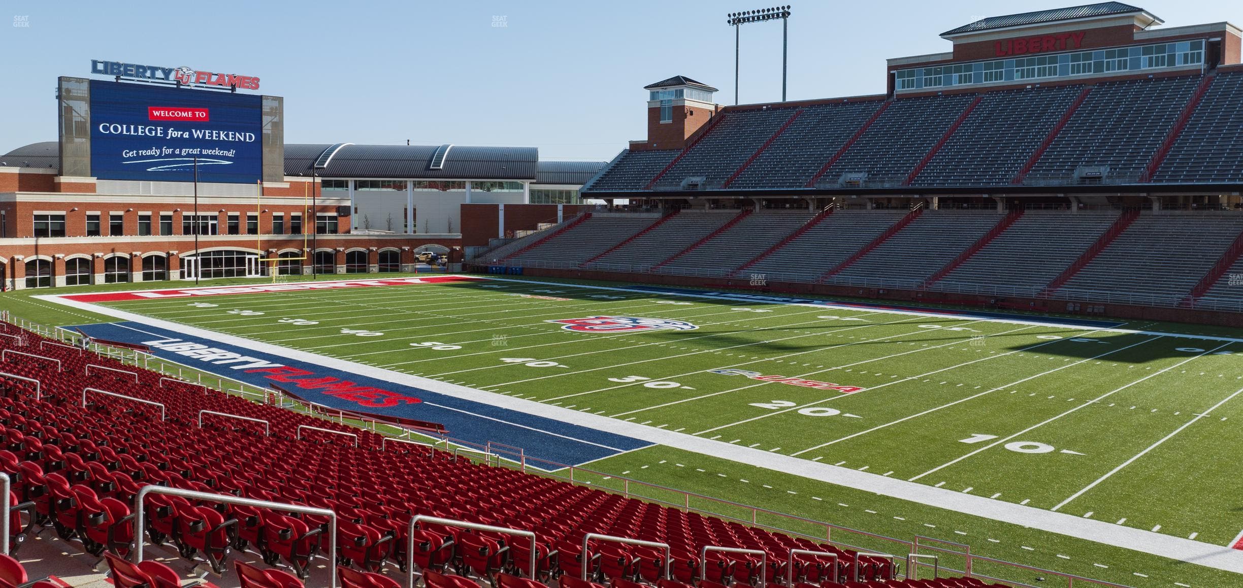 Williams Stadium - Section 101 Seat View