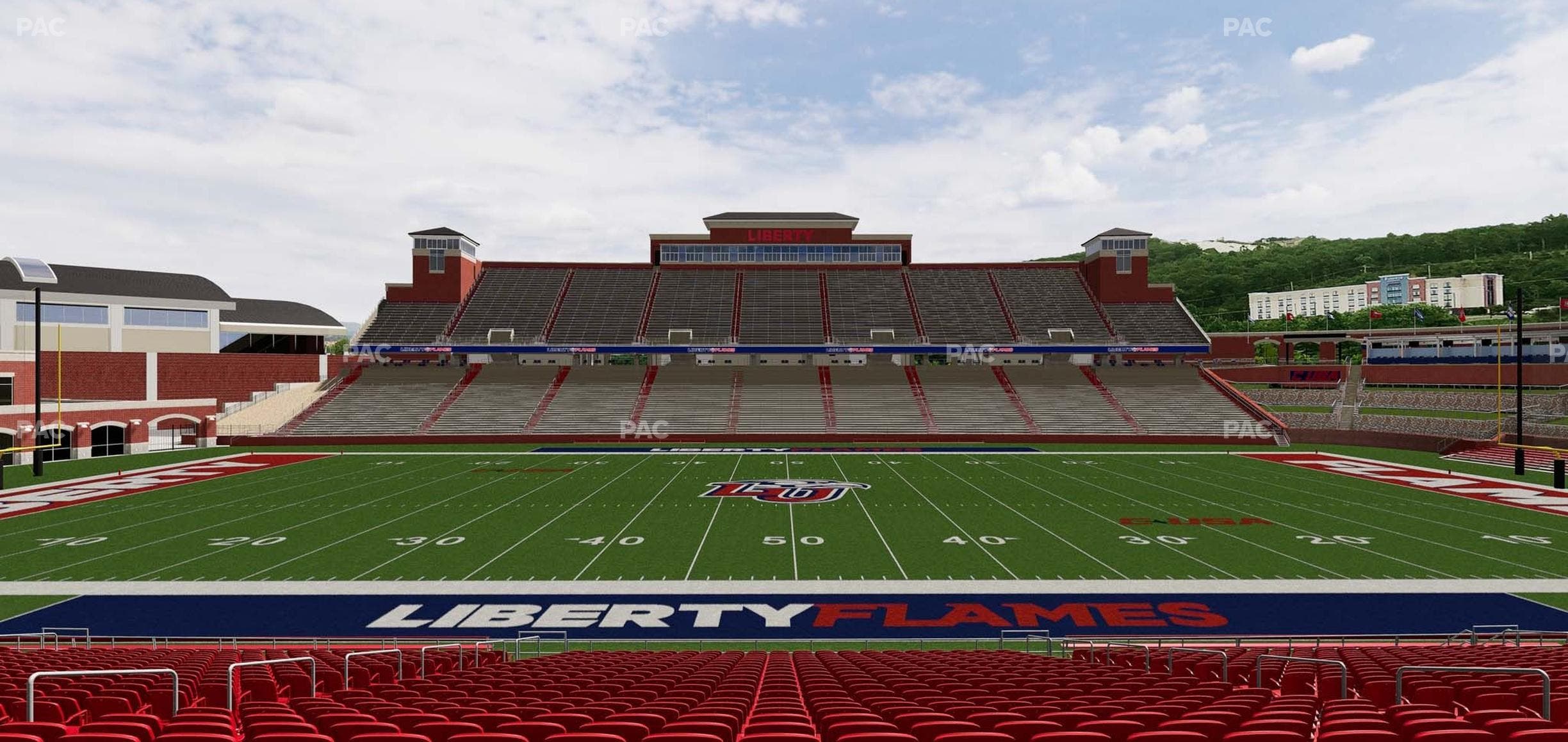 Williams Stadium - Section 105 Seat View