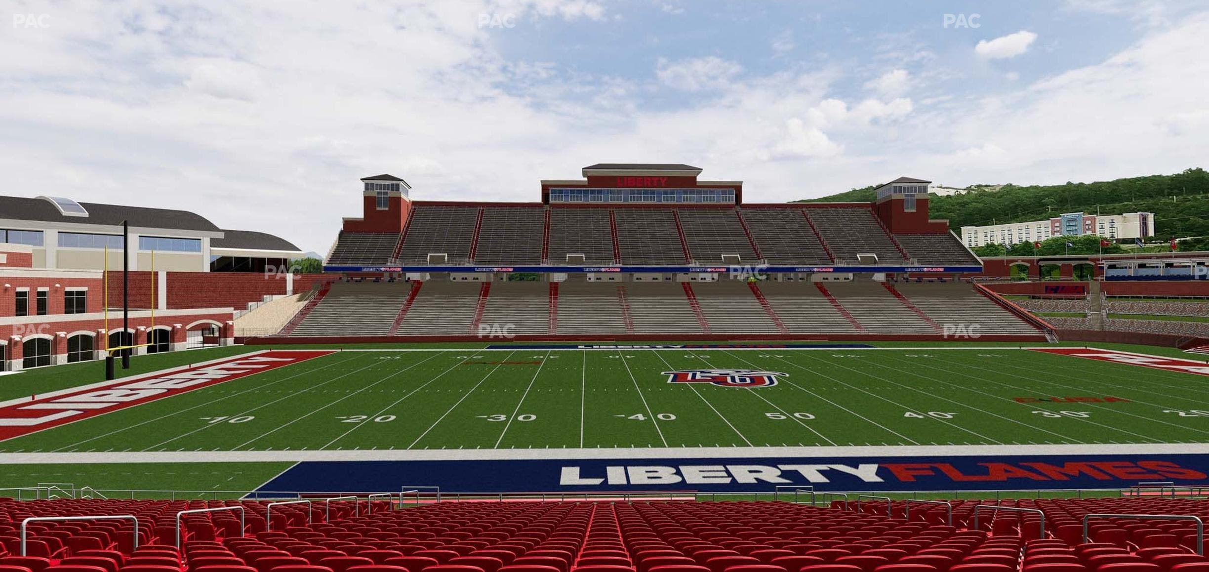 Williams Stadium - Section 106 Seat View
