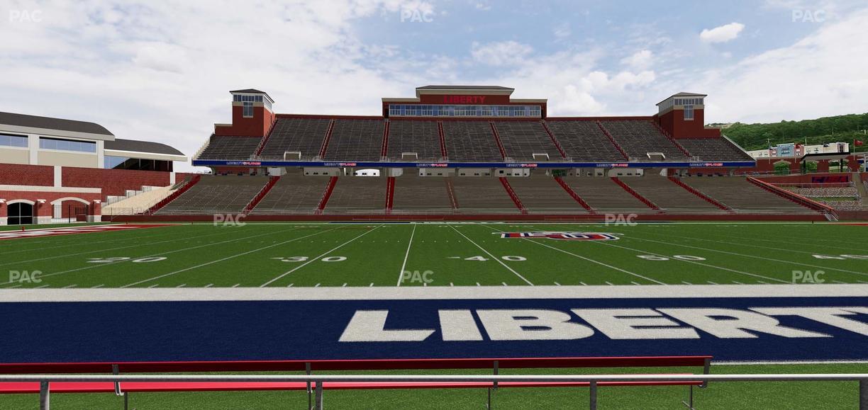 Williams Stadium - Section 106 Seat View