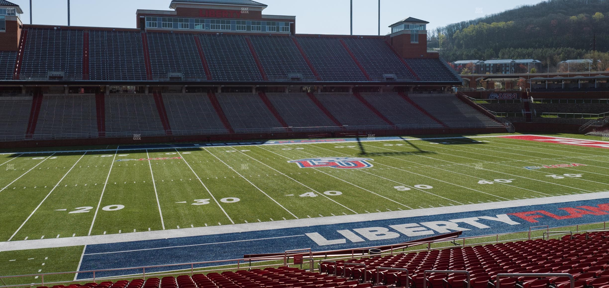 Williams Stadium - Section 107 Seat View