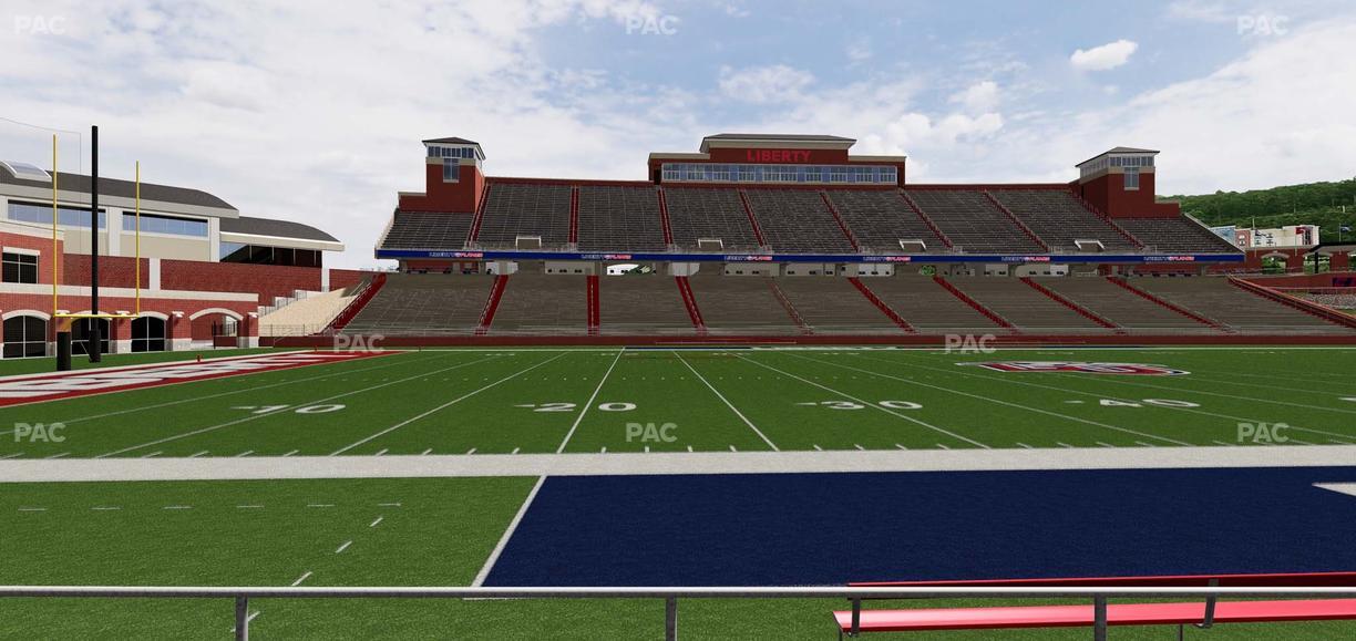 Williams Stadium - Section 107 Seat View