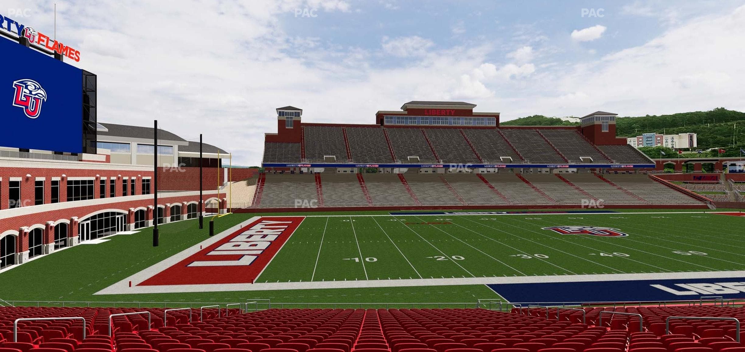 Williams Stadium - Section 108 Seat View