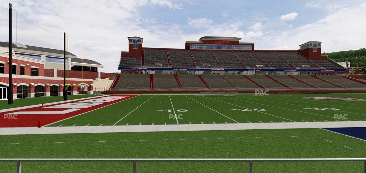 Williams Stadium - Section 108 Seat View