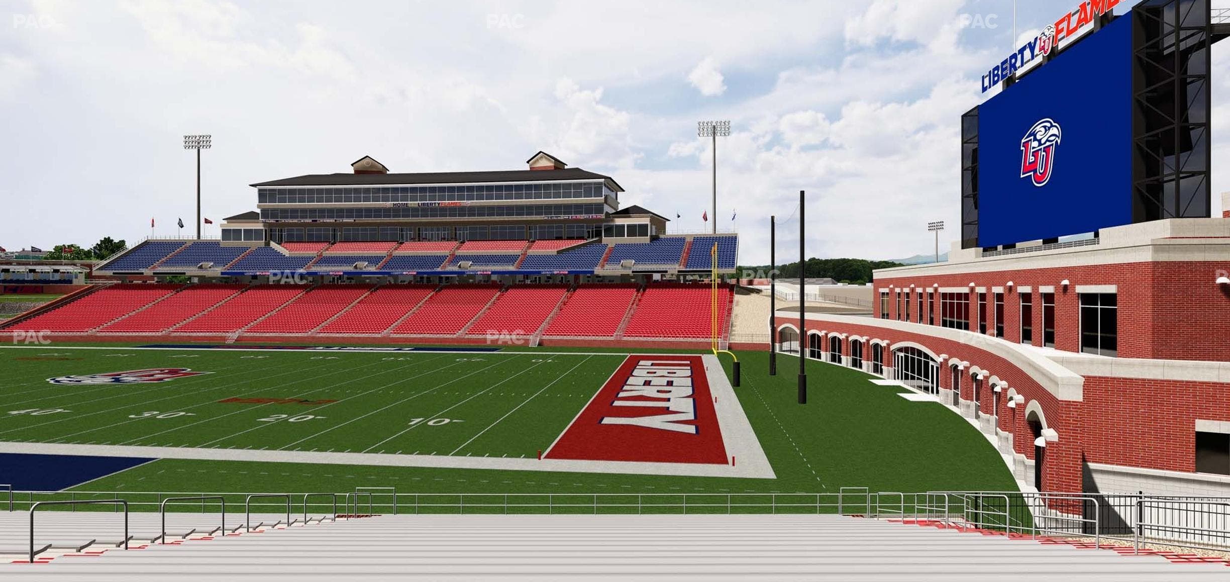 Williams Stadium - Section 110 Seat View