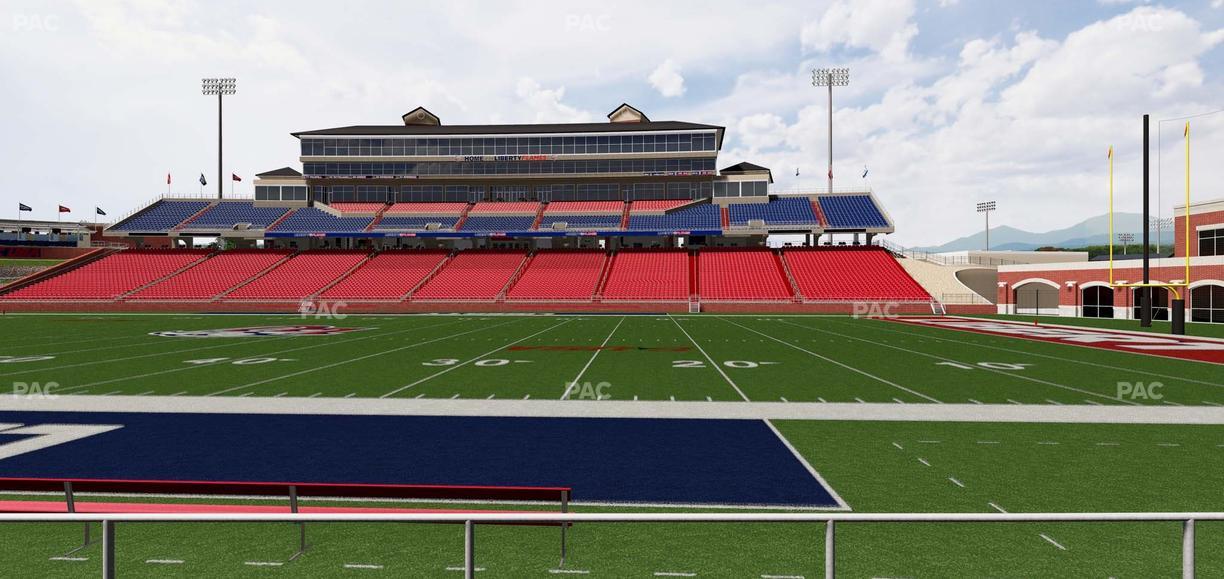 Williams Stadium - Section 112 Seat View