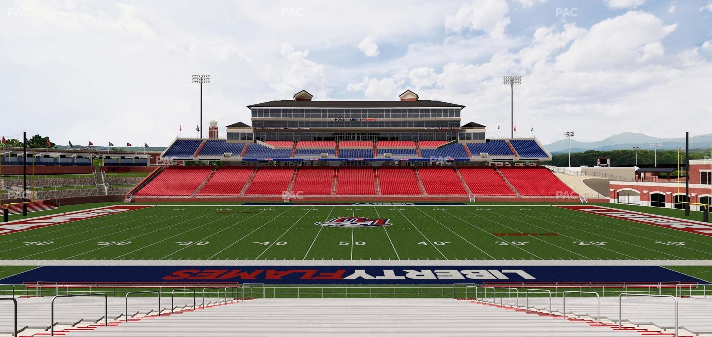 Williams Stadium - Section 114 Seat View