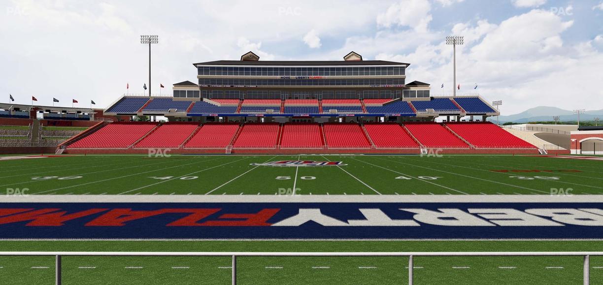 Williams Stadium - Section 114 Seat View