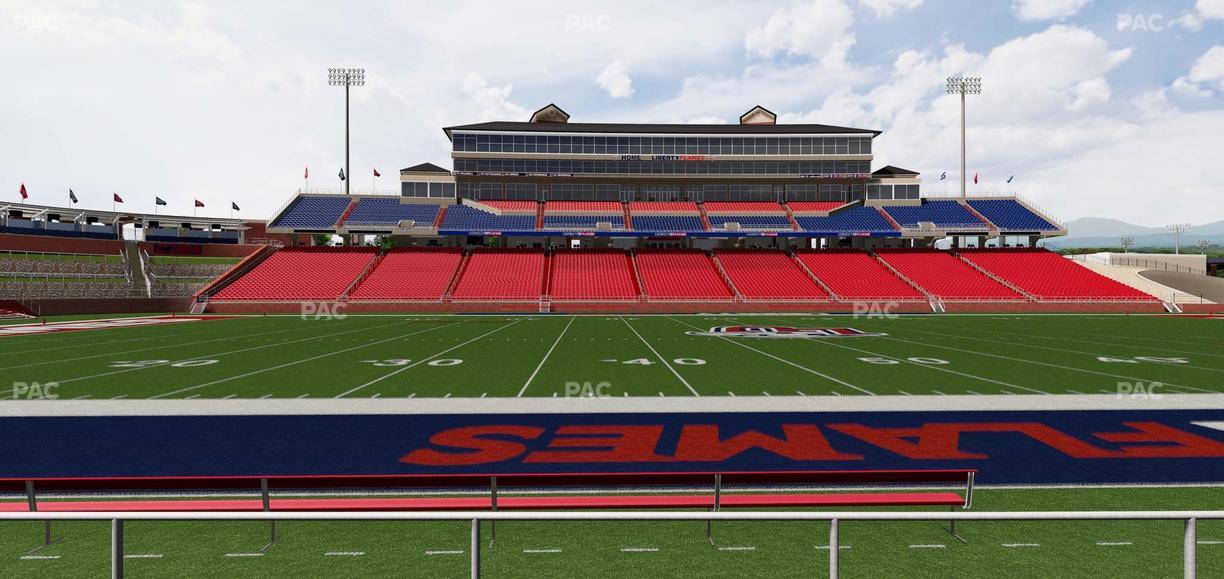 Williams Stadium - Section 115 Seat View