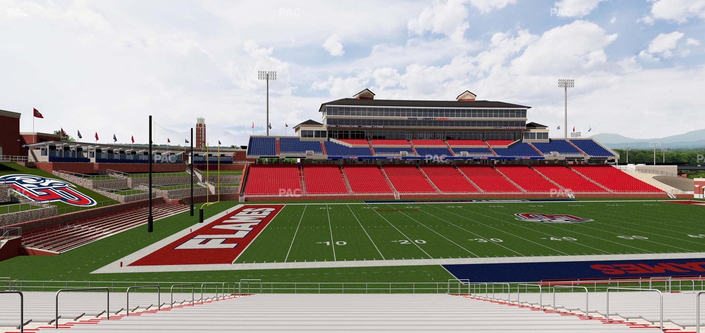 Williams Stadium - Section 117 Seat View