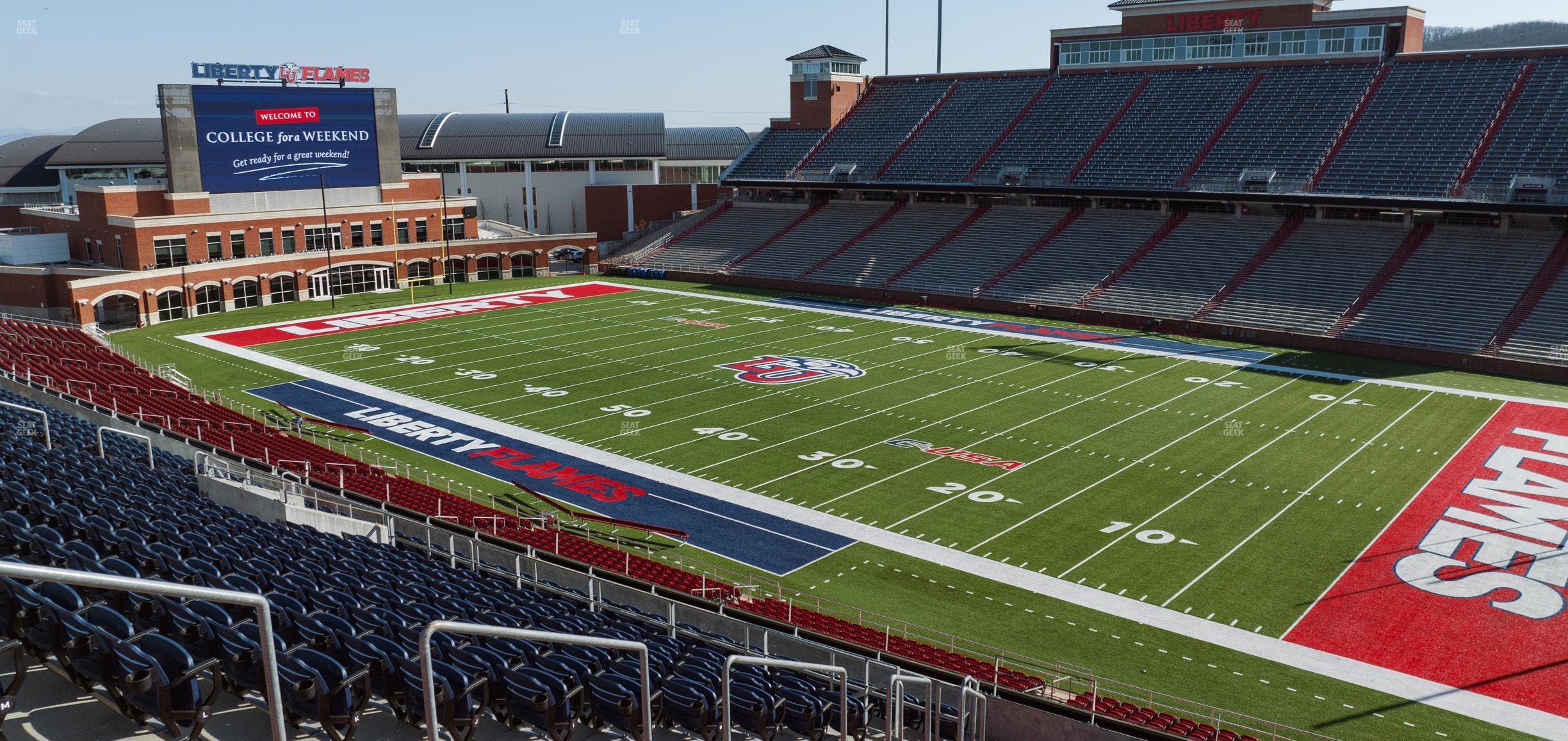 Williams Stadium - Section 201 Seat View