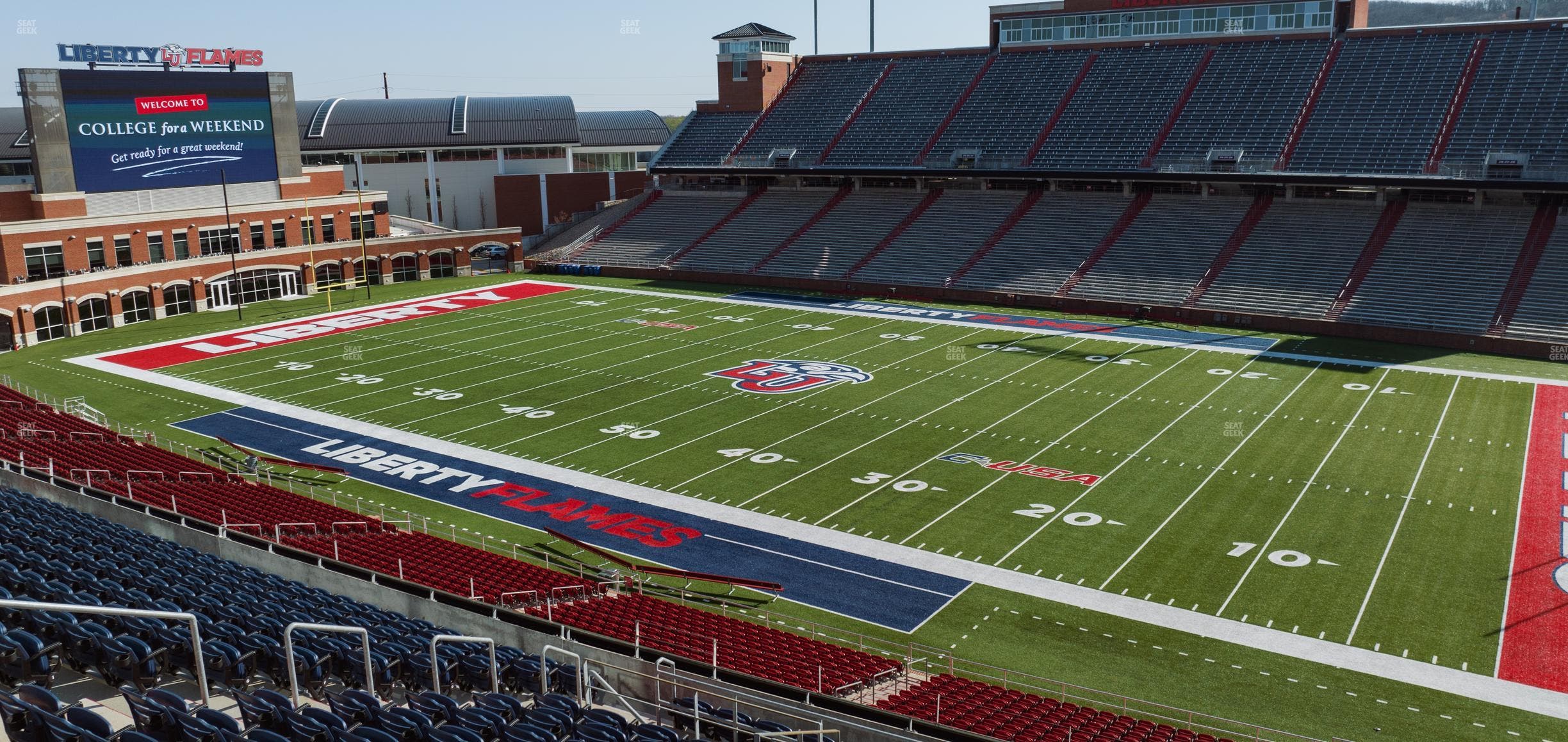 Williams Stadium - Section 202 Seat View