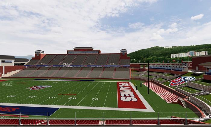 Williams Stadium - Section 202 Seat View