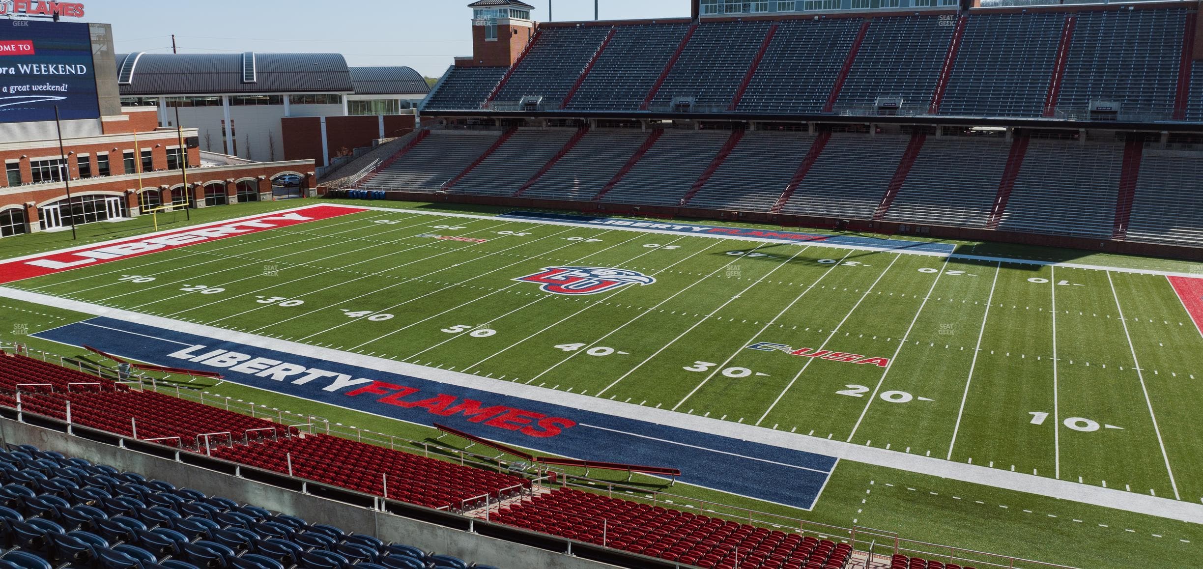 Williams Stadium - Section 203 Seat View