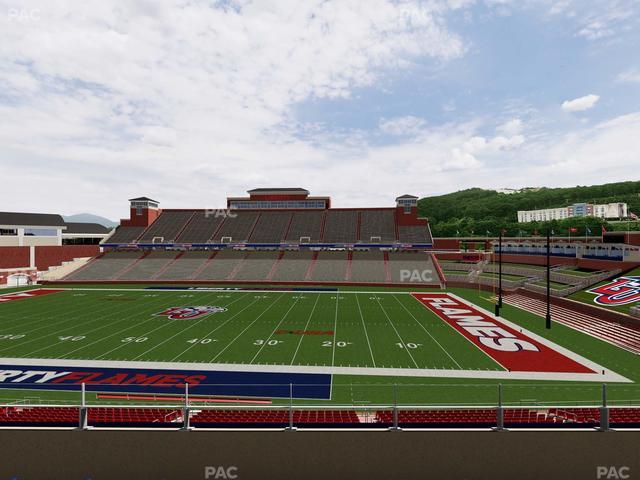 Williams Stadium - Section 203 Seat View