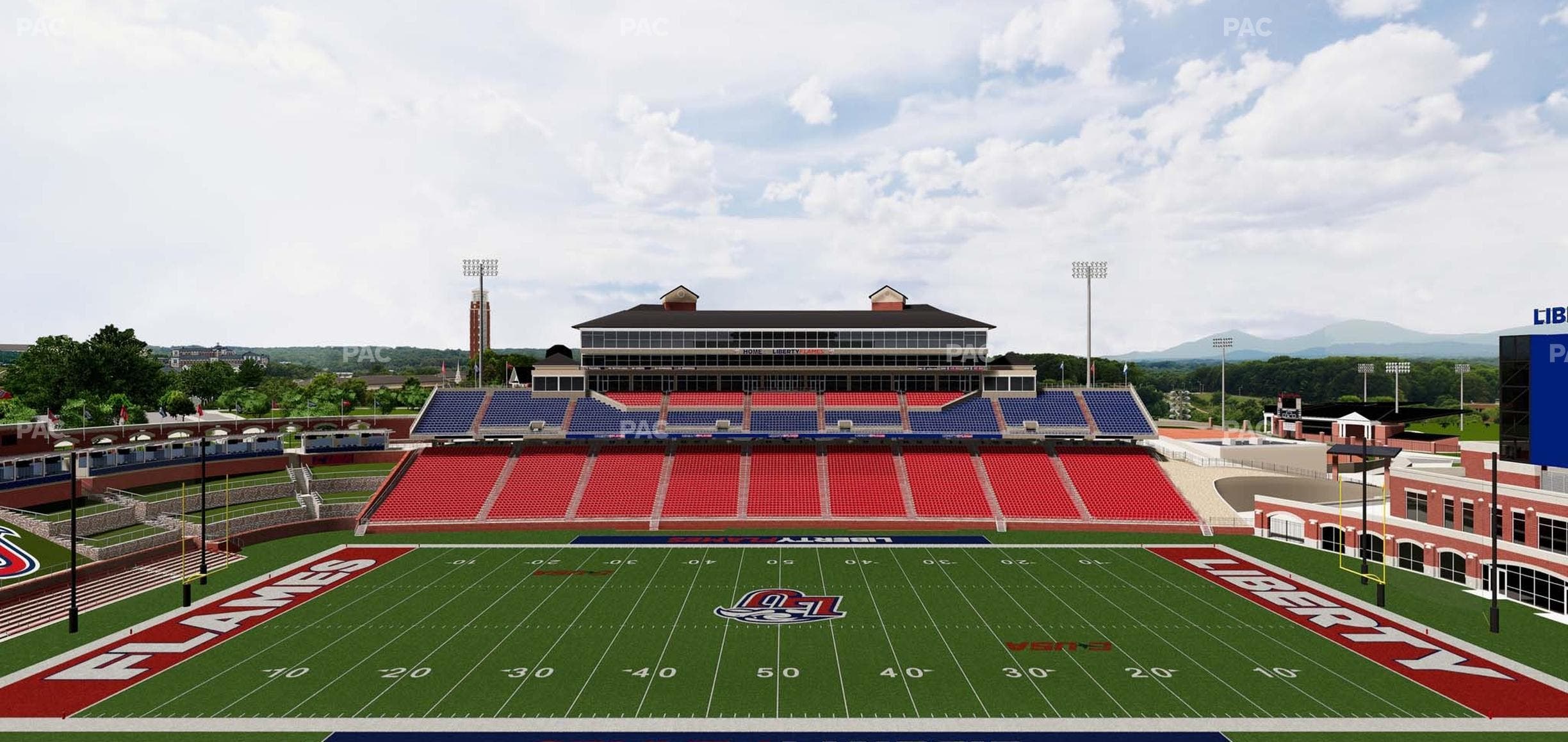 Williams Stadium - Section 214 Seat View