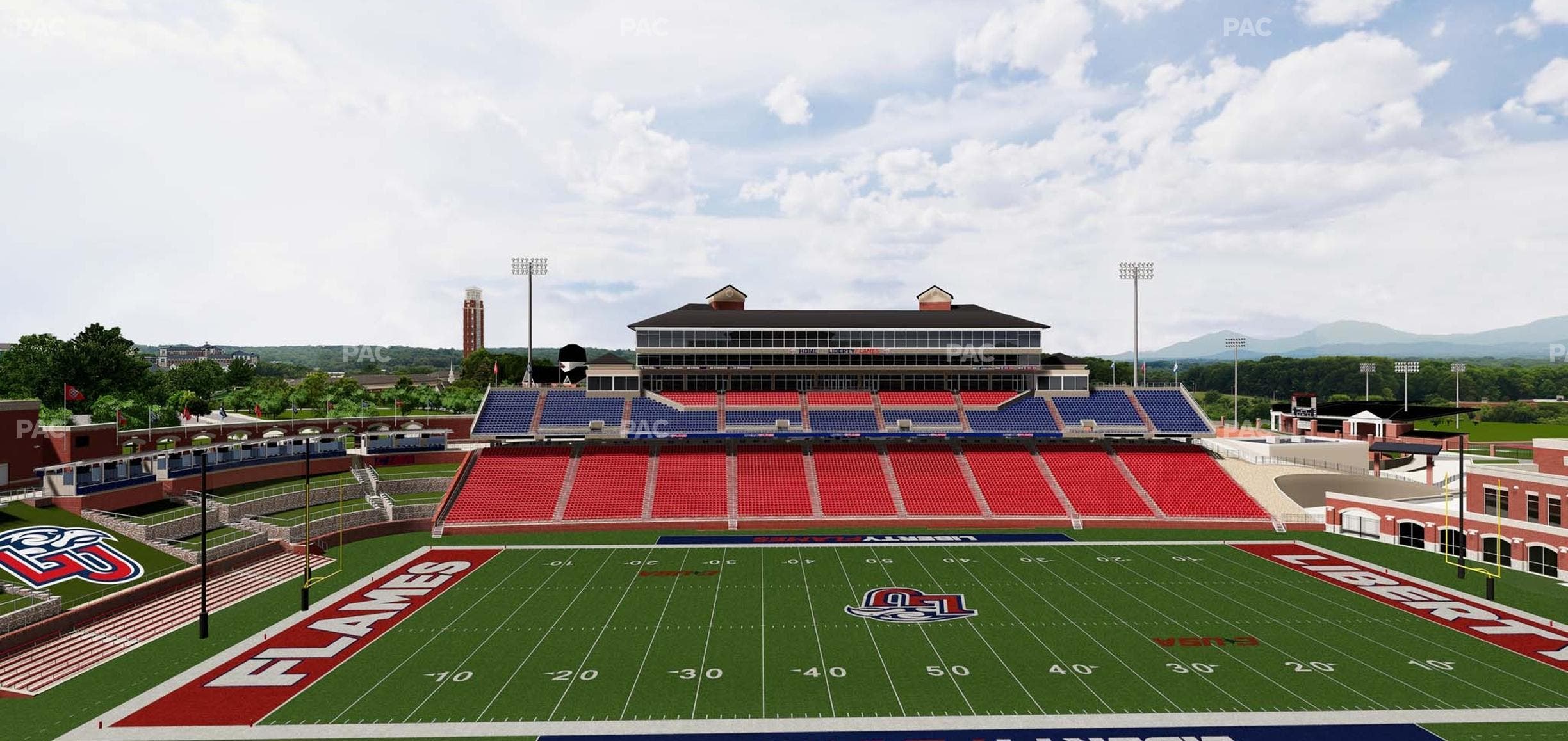 Williams Stadium - Section 215 Seat View