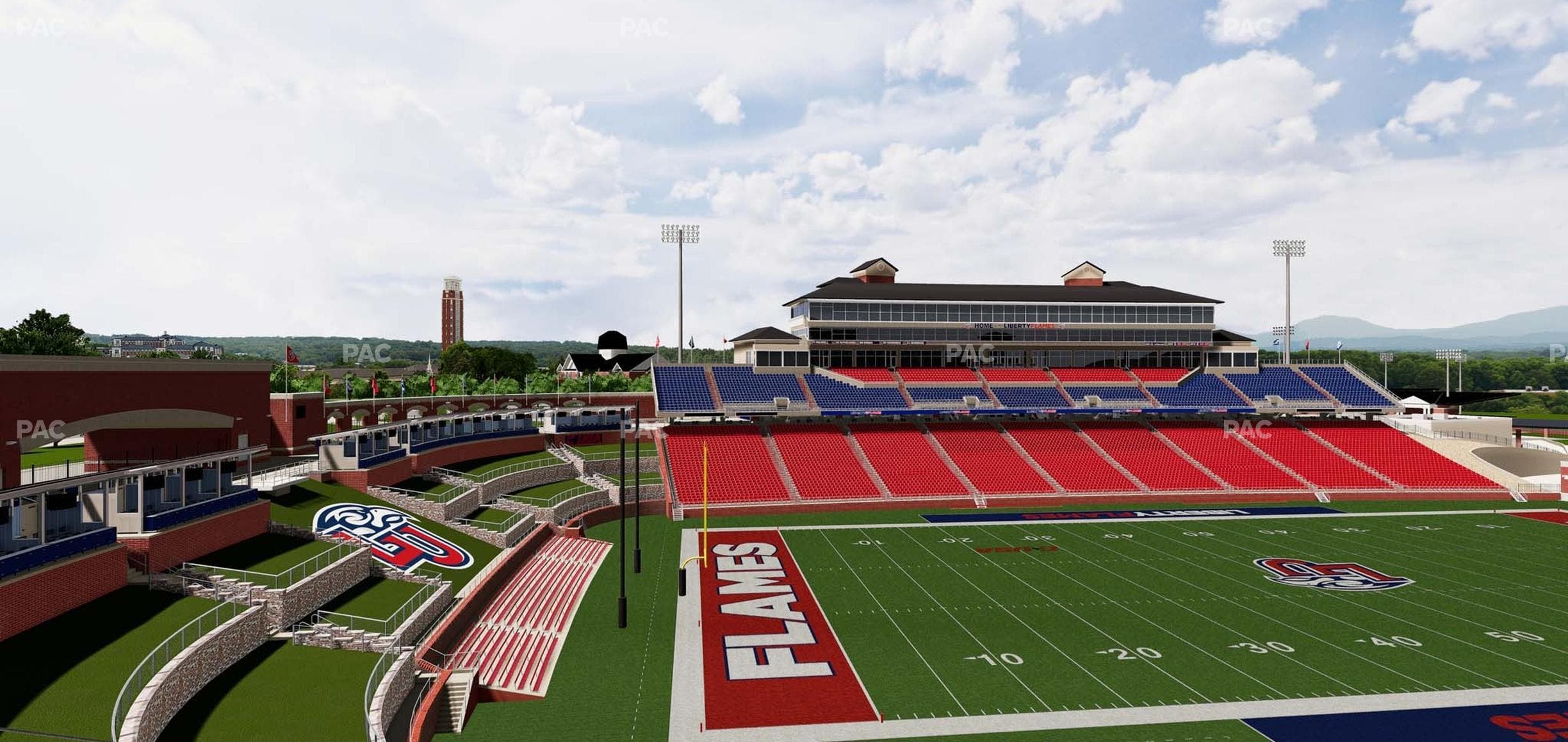 Williams Stadium - Section 218 Seat View