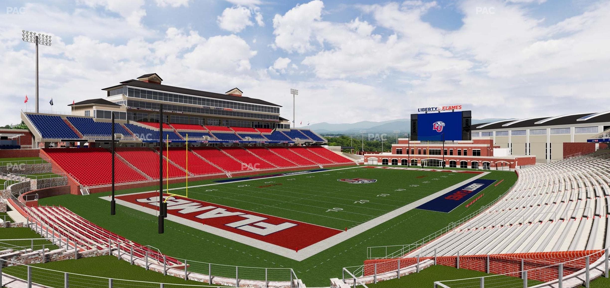 Williams Stadium - Section Cabana 1 Seat View