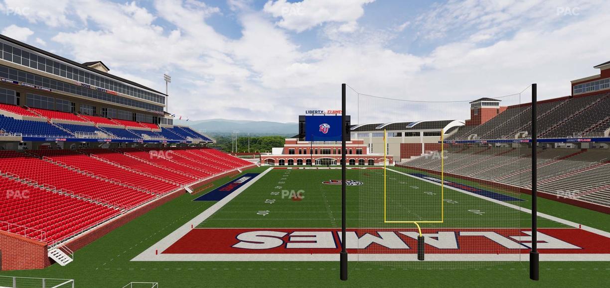 Williams Stadium - Section Cabana 11 Seat View