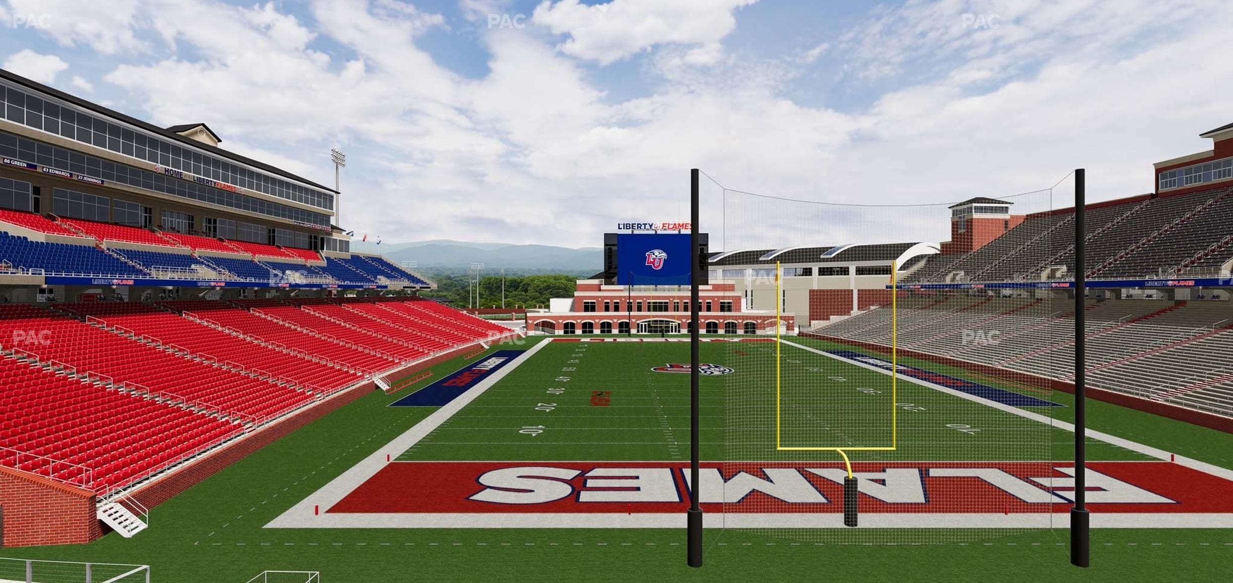 Williams Stadium - Section Cabana 11 Seat View