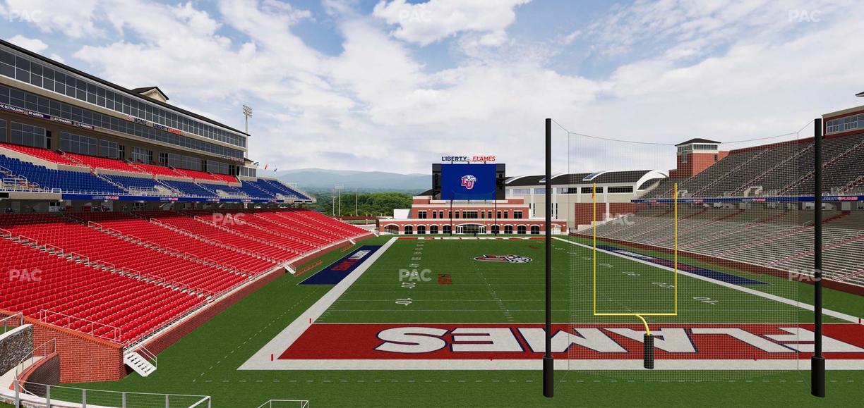Williams Stadium - Section Cabana 12 Seat View