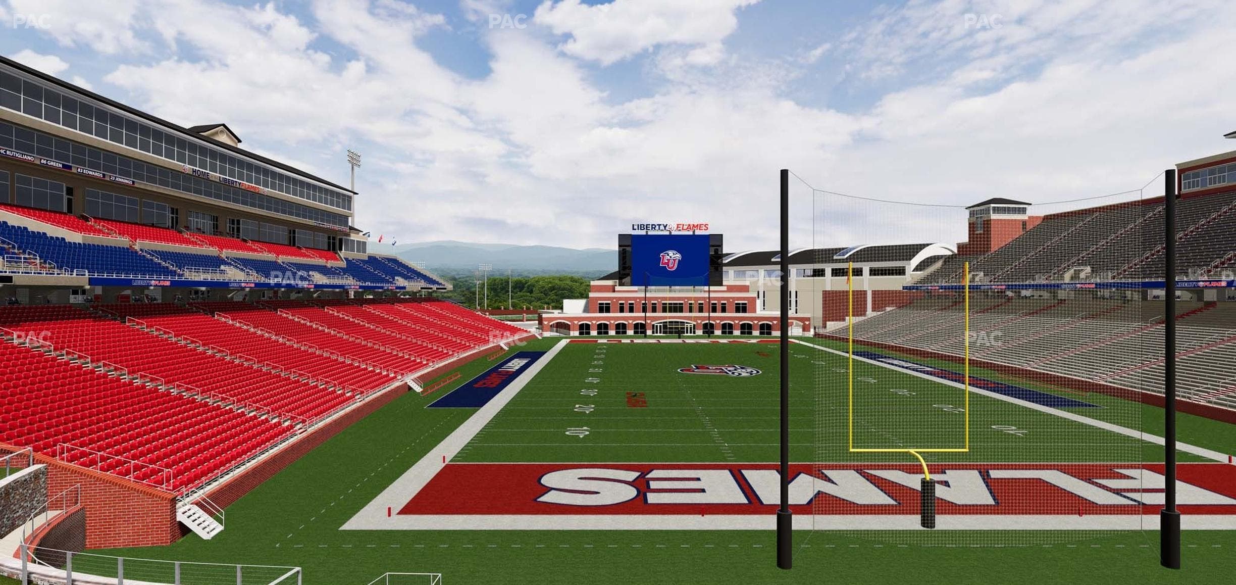 Williams Stadium - Section Cabana 12 Seat View