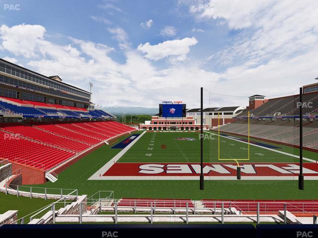 Williams Stadium - Section Cabana 12 Seat View