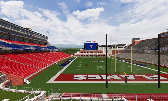 Williams Stadium - Section Cabana 12 Seat View