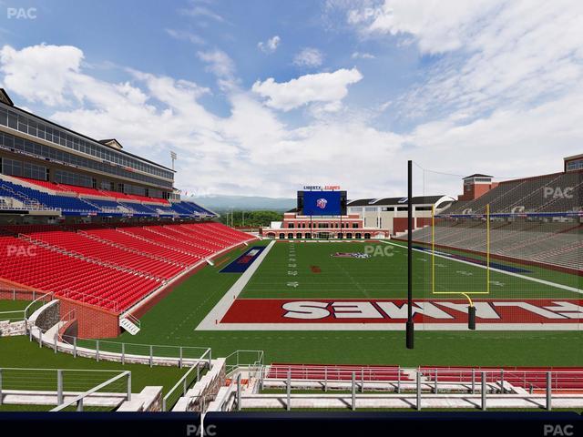 Williams Stadium - Section Cabana 13 Seat View