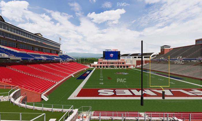 Williams Stadium - Section Cabana 13 Seat View