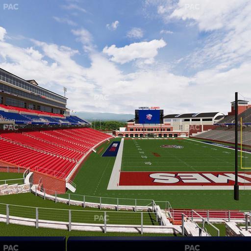 Williams Stadium - Section Cabana 14 Seat View