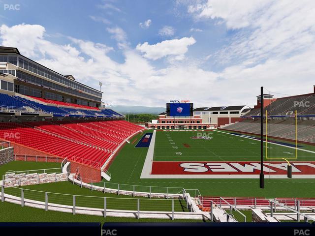 Williams Stadium - Section Cabana 14 Seat View