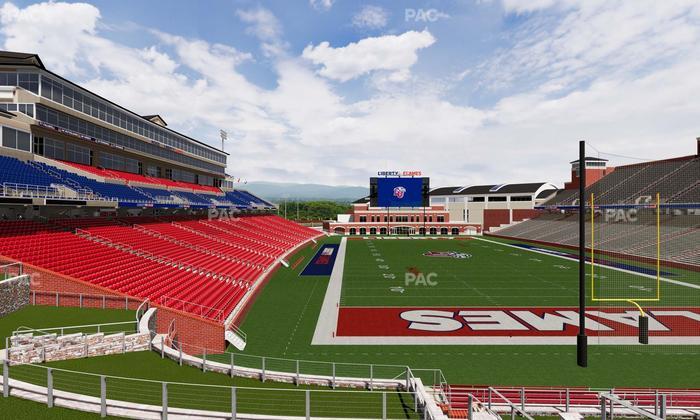 Williams Stadium - Section Cabana 14 Seat View