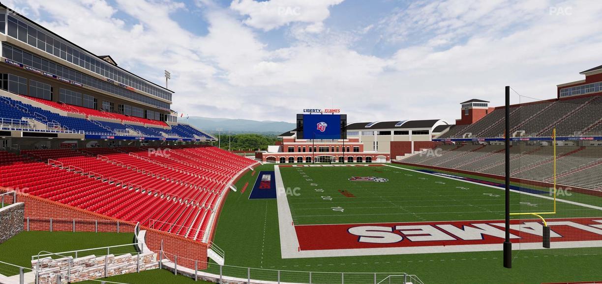 Williams Stadium - Section Cabana 15 Seat View