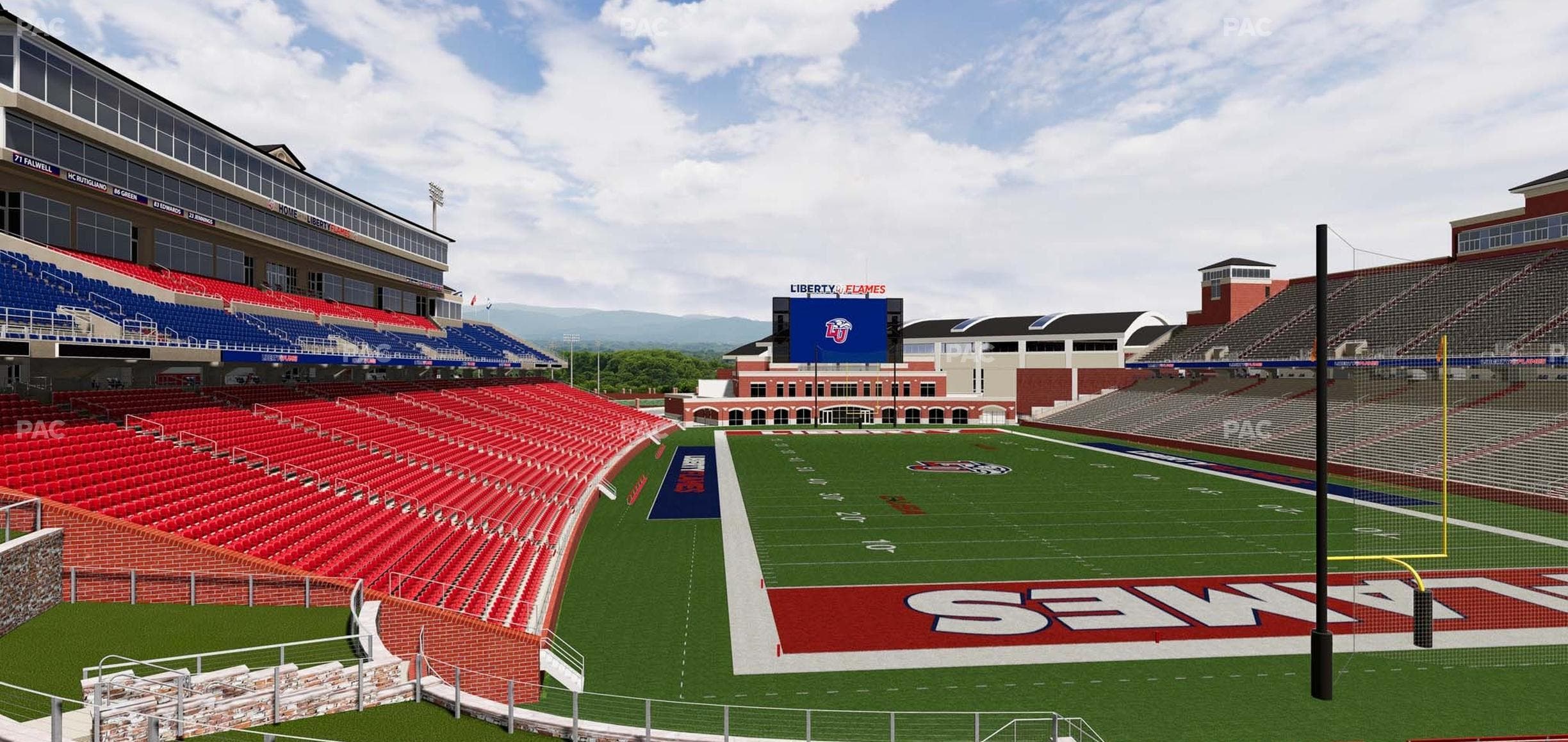 Williams Stadium - Section Cabana 15 Seat View