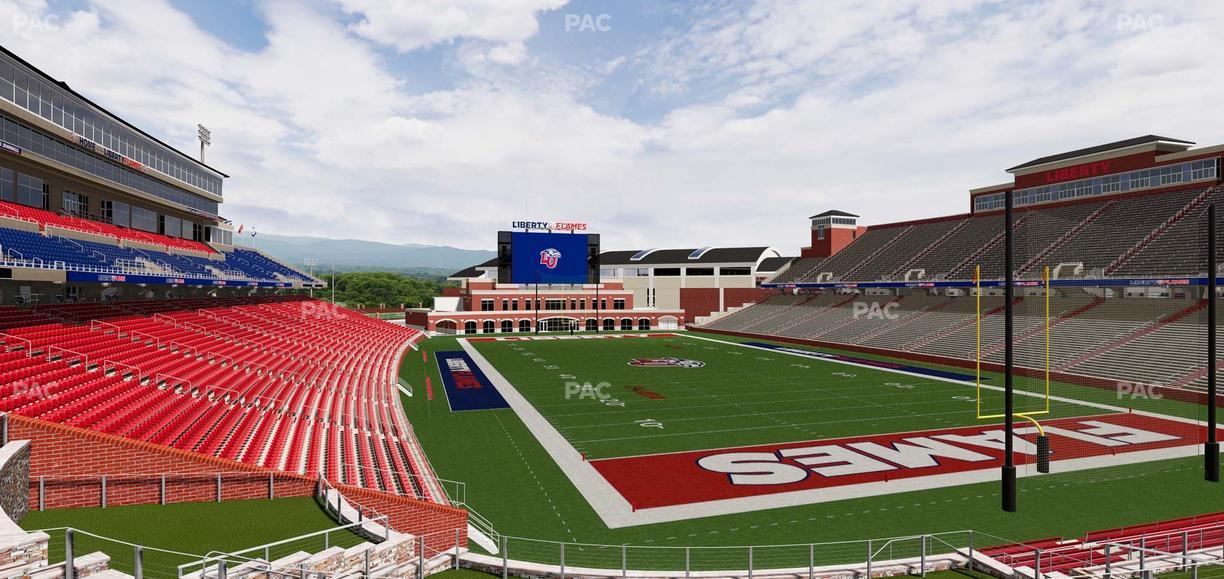 Williams Stadium - Section Cabana 17 Seat View