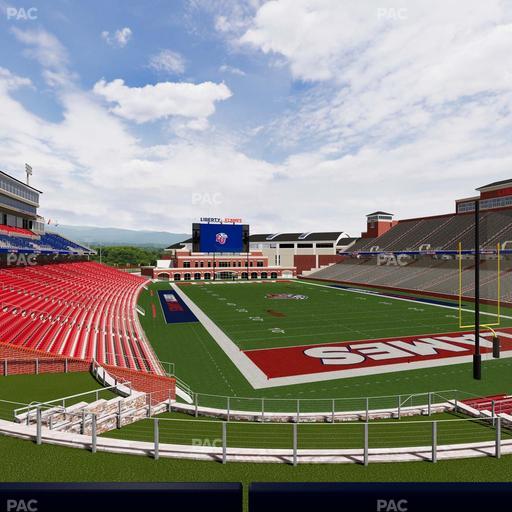Williams Stadium - Section Cabana 17 Seat View