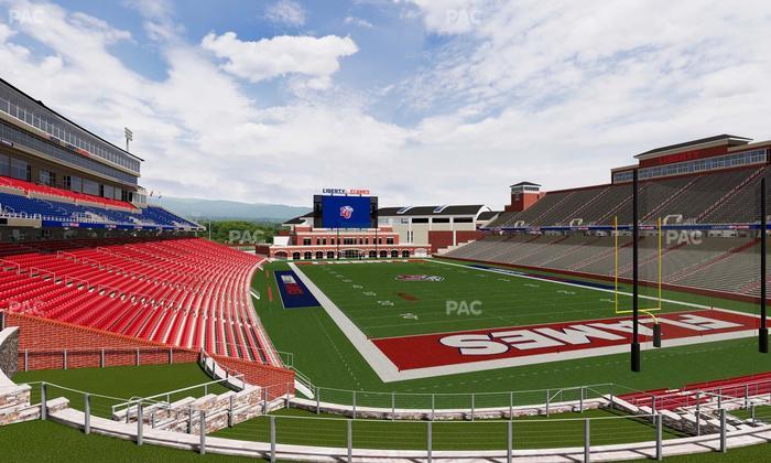 Williams Stadium - Section Cabana 17 Seat View